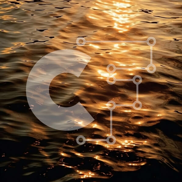 Intra Συλλεκτικό Ξύλινο Παζλ Plywood  4mm - Όμορφη εικόνα μιας ήρεμης θάλασσας στο ηλιοβασίλεμα με κυματισμούς στο νερό Σε Ξύλινο Κουτί - Διαστάσεις: 10x10 cm – 25 κομμάτια