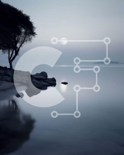 Intra Συλλεκτικό Ξύλινο Παζλ Plywood  4mm - Όμορφη εικόνα ενός μοναχικού δέντρου σε μια βραχώδη ακτή στο ηλιοβασίλεμα Σε Ξύλινο Κουτί - Διαστάσεις: 10x10 cm – 25 κομμάτια