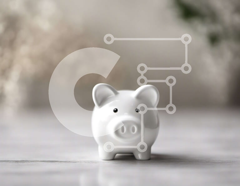 Intra Συλλεκτικό Ξύλινο Παζλ Plywood  4mm - Μικρός λευκός κουμπαράς σε ξύλινο τραπέζι Σε Ξύλινο Κουτί - Διαστάσεις: 10x10 cm – 25 κομμάτια