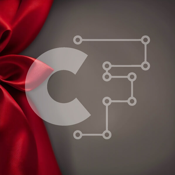 Σετ των 2 Intra Συλλεκτικό Ξύλινο Παζλ Plywood  4mm - Εκπληκτική εικόνα ενός τόξου με κόκκινη κορδέλα σε σκούρο φόντο Σε Ξύλινο Κουτί - Διαστάσεις: 10x10 cm – 25 κομμάτια