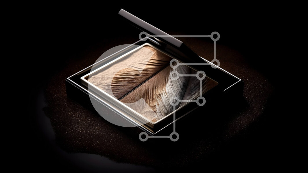 Intra Συλλεκτικό Ξύλινο Παζλ Plywood  4mm - Όμορφη κινηματογράφηση σε πρώτο πλάνο του γυναικείου προσώπου με καστανά μαλλιά και καστανά μάτια Σε Ξύλινο Κουτί - Διαστάσεις Puzzle: 10x10 cm – 25 κομμάτια