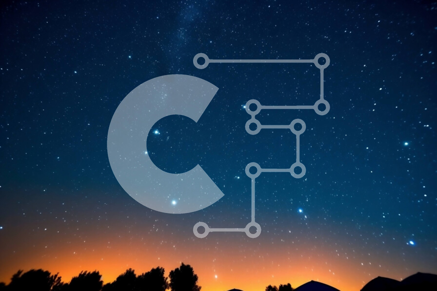 Intra Συλλεκτικό Ξύλινο Παζλ Plywood  4mm - Ζωντανή εικόνα ενός καθαρού νυχτερινού ουρανού με αστέρια και δέντρα Σε Ξύλινο Κουτί - Διαστάσεις: 10x10 cm – 25 κομμάτια