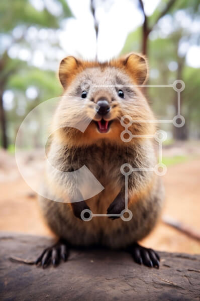 Σετ των 2 Intra Συλλεκτικό Ξύλινο Παζλ Plywood  4mm - Αξιολάτρευτη εικόνα ενός μικρού γούνινο πλάσματος σε ένα δάσος Σε Ξύλινο Κουτί - Διαστάσεις: 10x10 cm – 25 κομμάτια