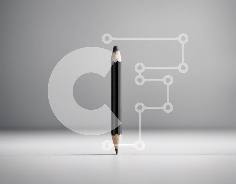 Intra Συλλεκτικό Ξύλινο Παζλ Plywood  4mm - Μαύρο μολύβι που στέκεται όρθιο σε λευκή επιφάνεια Σε Ξύλινο Κουτί - Διαστάσεις: 10x10 cm – 25 κομμάτια