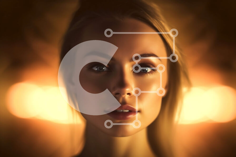 Intra Συλλεκτικό Ξύλινο Παζλ Plywood  4mm - Εκπληκτικό πορτρέτο μιας όμορφης γυναίκας με μαύρο φόρεμα Σε Ξύλινο Κουτί - Διαστάσεις Puzzle: 10x10 cm – 25 κομμάτια