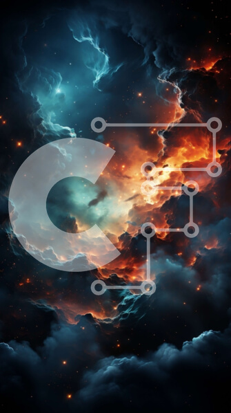 Σετ των 2 Intra Συλλεκτικό Ξύλινο Παζλ Plywood  4mm - Όμορφη εικόνα ενός πολύχρωμου ουρανού με σύννεφα και αστέρια Σε Ξύλινο Κουτί - Διαστάσεις: 10x10 cm – 25 κομμάτια