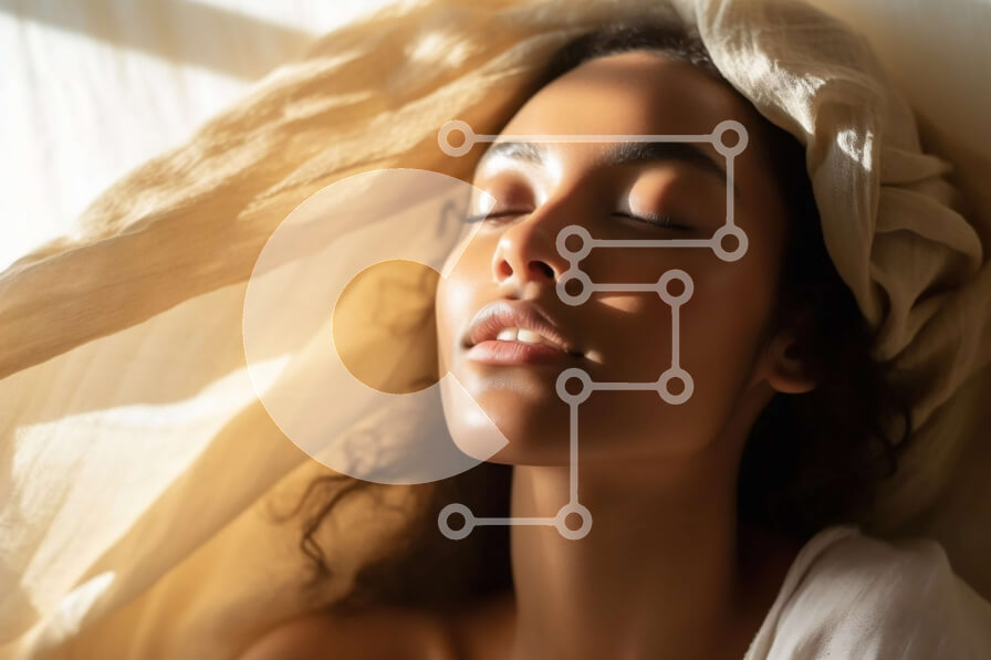 Intra Συλλεκτικό Ξύλινο Παζλ Plywood  4mm - Χαλάρωση στο κρεβάτι με το φως του ήλιου να λάμπει μέσα από το παράθυρο Σε Ξύλινο Κουτί - Διαστάσεις Puzzle: 10x10 cm – 25 κομμάτια