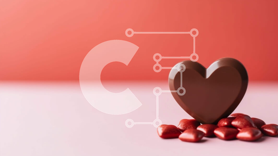 Σετ των 2 Intra Συλλεκτικό Ξύλινο Παζλ Plywood  4mm - Σοκολάτα σε σχήμα καρδιάς με κόκκινες καραμέλες για την ημέρα του Αγίου Βαλεντίνου Σε Ξύλινο Κουτί - Διαστάσεις: 10x10 cm – 25 κομμάτια