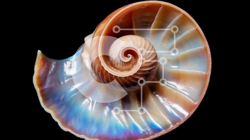 Intra Συλλεκτικό Ξύλινο Παζλ Plywood  4mm - Ζωντανή εικόνα ενός πολύχρωμου κοχυλιού σαλιγκαριού Σε Ξύλινο Κουτί - Διαστάσεις: 10x10 cm – 25 κομμάτια