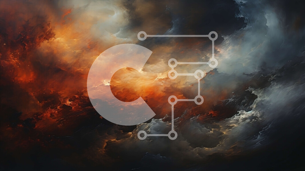 Intra Συλλεκτικό Ξύλινο Παζλ Plywood  4mm - Σκοτεινός Θυελλώδης Ουρανός με Αστραπές και Σιλουέτα Προσώπων Σε Ξύλινο Κουτί - Διαστάσεις: 10x10 cm – 25 κομμάτια