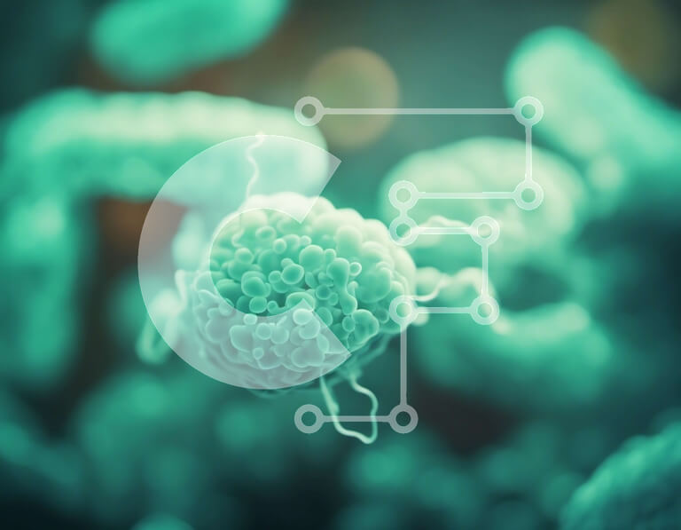 Intra Συλλεκτικό Ξύλινο Παζλ Plywood  4mm - Κοντινή όψη ενός ουδετερόφιλου λευκού αιμοσφαιρίου Σε Ξύλινο Κουτί - Διαστάσεις Puzzle: 10x10 cm – 25 κομμάτια