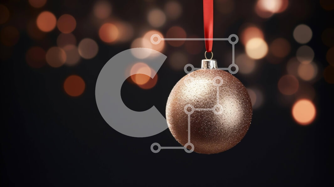 Intra Συλλεκτικό Ξύλινο Παζλ Plywood  4mm - Γιορτινό στολίδι κρεμασμένο σε κορδόνι με κόκκινη κορδέλα Σε Ξύλινο Κουτί - Διαστάσεις: 10x10 cm – 25 κομμάτια