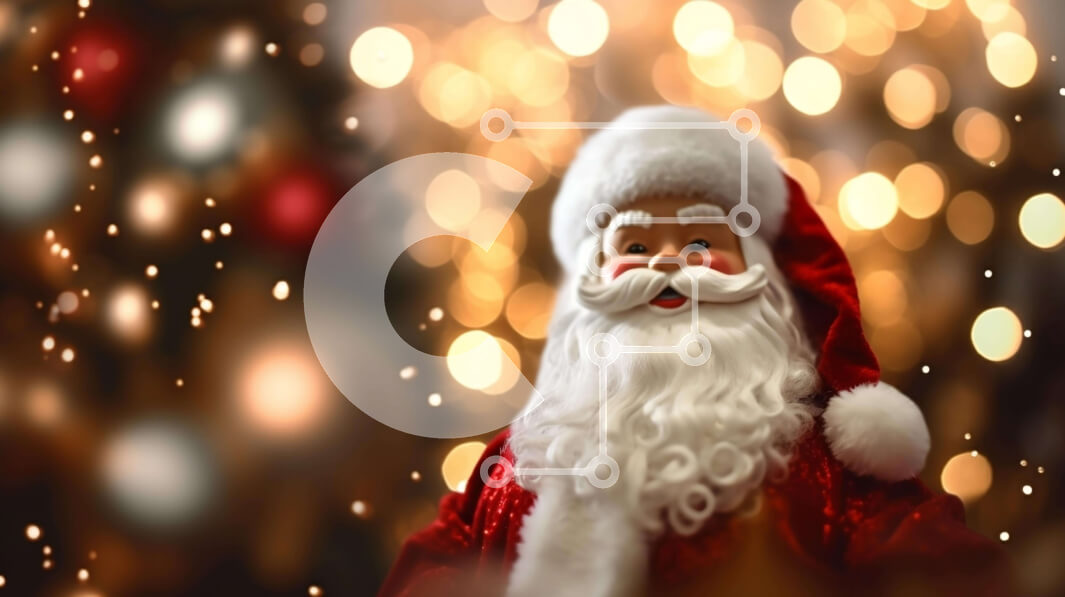 Intra Συλλεκτικό Ξύλινο Παζλ Plywood  4mm - Ειδώλιο Άγιου Βασίλη με φωτισμένο φόντο Σε Ξύλινο Κουτί - Διαστάσεις: 10x10 cm – 25 κομμάτια