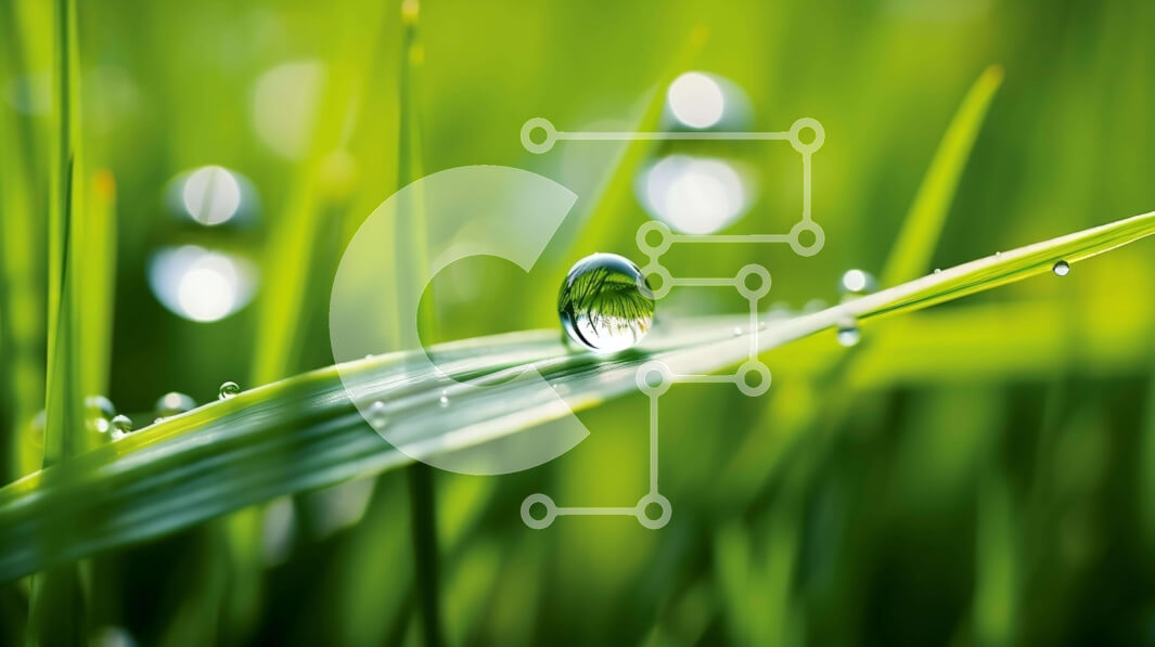 Intra Συλλεκτικό Ξύλινο Παζλ Plywood  4mm - Δροσοσταλίδα στο Blade of Grass Σε Ξύλινο Κουτί - Διαστάσεις: 10x10 cm – 25 κομμάτια