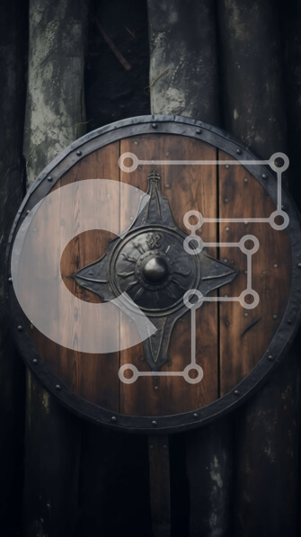 Intra Συλλεκτικό Ξύλινο Παζλ Plywood  4mm - Ξύλινη ασπίδα με διακοσμητικά είδη Σε Ξύλινο Κουτί - Διαστάσεις: 10x10 cm – 25 κομμάτια