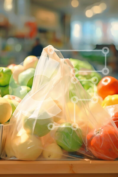 Σετ των 2 Intra Συλλεκτικό Ξύλινο Παζλ Plywood  4mm - Ανάμεικτα φρέσκα φρούτα και λαχανικά σε ένα τραπέζι Σε Ξύλινο Κουτί - Διαστάσεις: 10x10 cm – 25 κομμάτια