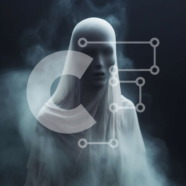 Intra Συλλεκτικό Ξύλινο Παζλ Plywood  4mm - Απόκοσμη φιγούρα σε ομίχλη με αιθέριες ιδιότητες Σε Ξύλινο Κουτί - Διαστάσεις Puzzle: 10x10 cm – 25 κομμάτια