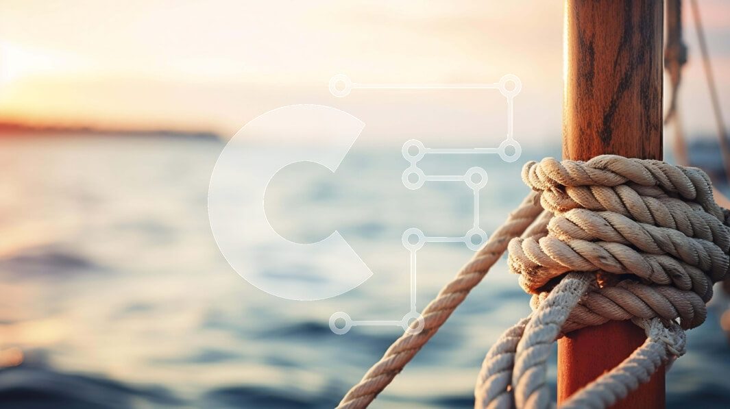 Intra Συλλεκτικό Ξύλινο Παζλ Plywood  4mm - Σχοινί δεμένο σε ένα παλιό ξύλινο ιστιοφόρο Σε Ξύλινο Κουτί - Διαστάσεις Puzzle: 10x10 cm – 25 κομμάτια