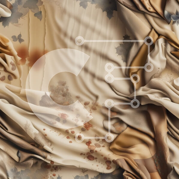 Σετ των 2 Intra Συλλεκτικό Ξύλινο Παζλ Plywood  4mm - Κομψό ύφασμα με περίπλοκο σχέδιο φύλλων και αμπέλου Σε Ξύλινο Κουτί - Διαστάσεις: 10x10 cm – 25 κομμάτια