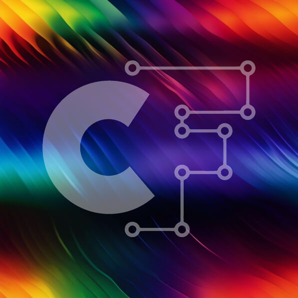 Intra Συλλεκτικό Ξύλινο Παζλ Plywood  4mm - Ζωηρό αφηρημένο φόντο με πολύχρωμες κυματιστές γραμμές Σε Ξύλινο Κουτί - Διαστάσεις Puzzle: 10x10 cm – 25 κομμάτια