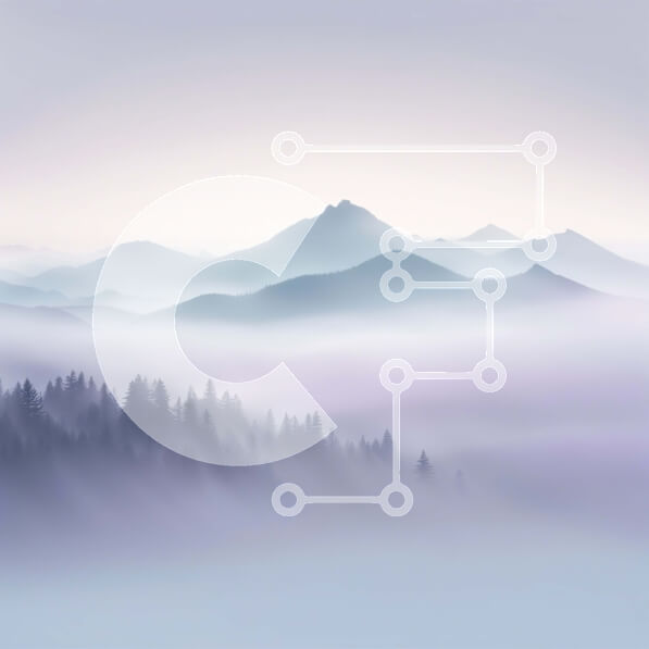 Intra Συλλεκτικό Ξύλινο Παζλ Plywood  4mm - Συναρπαστική θέα σε μια ομιχλώδη οροσειρά Σε Ξύλινο Κουτί - Διαστάσεις: 10x10 cm – 25 κομμάτια