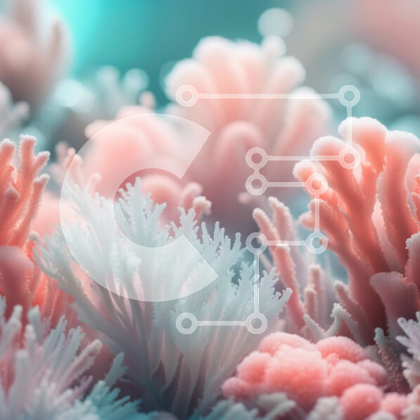 Intra Συλλεκτικό Ξύλινο Παζλ Plywood  4mm - Ζωντανή εικόνα ενός πολύχρωμου κοραλλιογενούς υφάλου Σε Ξύλινο Κουτί - Διαστάσεις: 10x10 cm – 25 κομμάτια