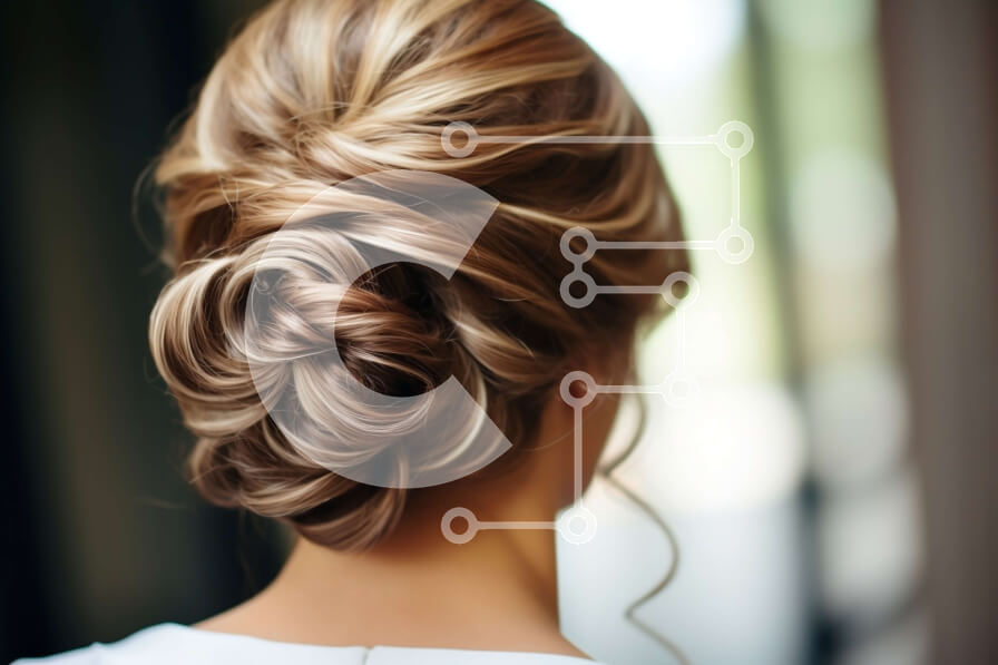 Intra Συλλεκτικό Ξύλινο Παζλ Plywood  4mm - Όμορφη νύφη με νυφικό με θέα στον ορίζοντα της πόλης Σε Ξύλινο Κουτί - Διαστάσεις Puzzle: 10x10 cm – 25 κομμάτια