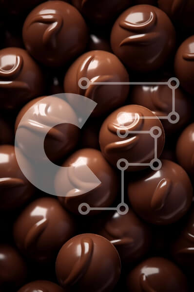 Σετ των 2 Intra Συλλεκτικό Ξύλινο Παζλ Plywood  4mm - Διάφορα ζαχαρωτά σοκολάτας - Αφεθείτε στη γλυκύτητα Σε Ξύλινο Κουτί - Διαστάσεις: 10x10 cm – 25 κομμάτια