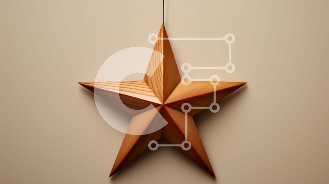 Intra Συλλεκτικό Ξύλινο Παζλ Plywood  4mm - Ξύλινο Αστέρι Κρεμαστό Διακόσμηση Σε Ξύλινο Κουτί - Διαστάσεις Puzzle: 10x10 cm – 25 κομμάτια