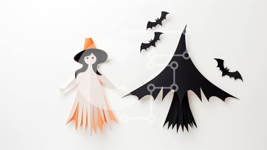 Intra Συλλεκτικό Ξύλινο Παζλ Plywood  4mm - Ασπρόμαυρη χάρτινη τέχνη αποκοπής με νυχτερίδες Σε Ξύλινο Κουτί - Διαστάσεις Puzzle: 10x10 cm – 25 κομμάτια