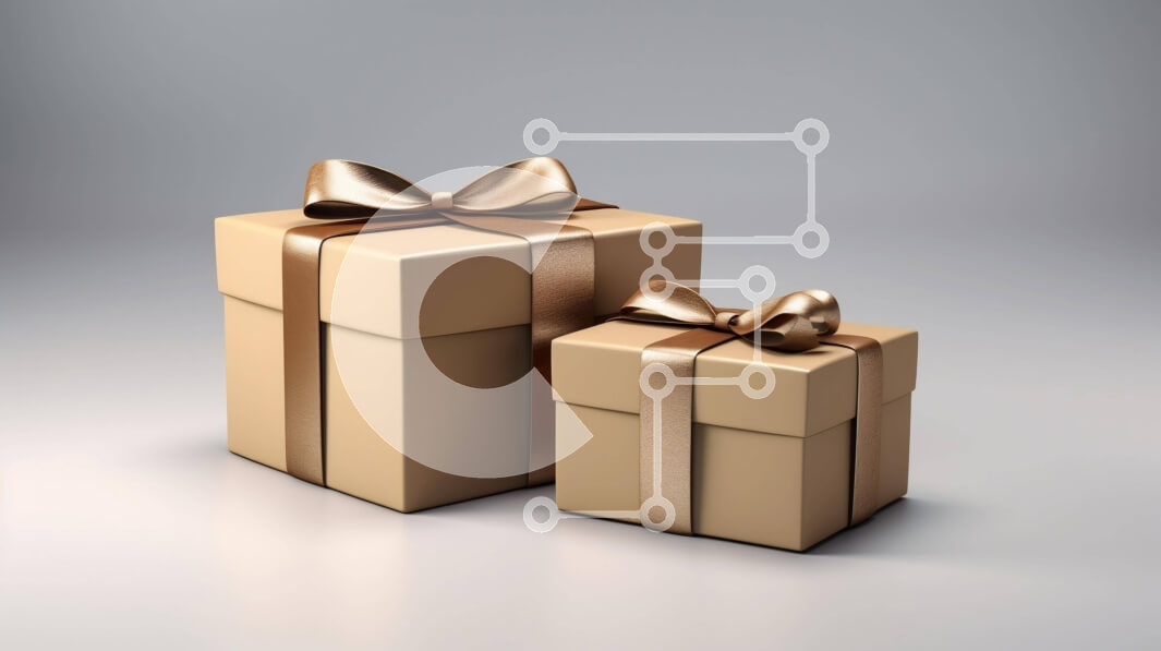 Intra Συλλεκτικό Ξύλινο Παζλ Plywood  4mm - Κομψά κουτιά δώρου με χρυσές κορδέλες Σε Ξύλινο Κουτί - Διαστάσεις: 10x10 cm – 25 κομμάτια