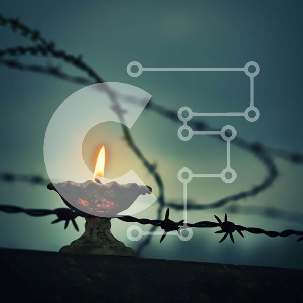 Intra Συλλεκτικό Ξύλινο Παζλ Plywood  4mm - Κερί σε συρματοπλέγματα Σε Ξύλινο Κουτί - Διαστάσεις: 10x10 cm – 25 κομμάτια