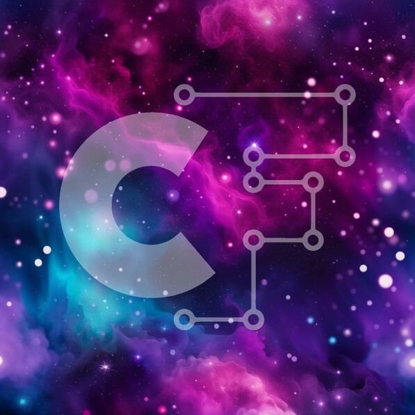 Intra Συλλεκτικό Ξύλινο Παζλ Plywood  4mm - Εκπληκτικό διαστημικό φόντο με νεφέλωμα και αστέρια Σε Ξύλινο Κουτί - Διαστάσεις Puzzle: 10x10 cm – 25 κομμάτια