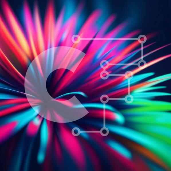 Intra Συλλεκτικό Ξύλινο Παζλ Plywood  4mm - Ζωντανή εικόνα από κοντά ενός πολύχρωμου λουλουδιού σε κίνηση Σε Ξύλινο Κουτί - Διαστάσεις: 10x10 cm – 25 κομμάτια