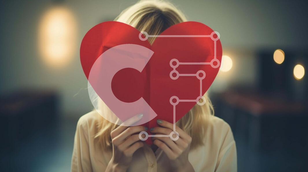 Intra Συλλεκτικό Ξύλινο Παζλ Plywood  4mm - Γυναίκα με καρδιές Origami που καλύπτει το πρόσωπο - σύμβολο αγάπης και στοργής Σε Ξύλινο Κουτί - Διαστάσεις Puzzle: 10x10 cm – 25 κομμάτια