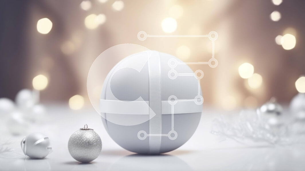 Intra Συλλεκτικό Ξύλινο Παζλ Plywood  4mm - Λευκό αυγό με ασημένια διακοσμητικά σε γιορτινό τραπέζι Σε Ξύλινο Κουτί - Διαστάσεις: 10x10 cm – 25 κομμάτια