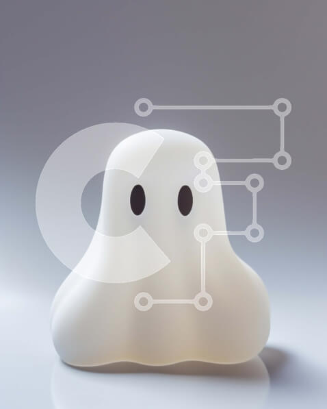 Intra Συλλεκτικό Ξύλινο Παζλ Plywood  4mm - Λευκό φωτιστικό φάντασμα στο τραπέζι Σε Ξύλινο Κουτί - Διαστάσεις: 10x10 cm – 25 κομμάτια