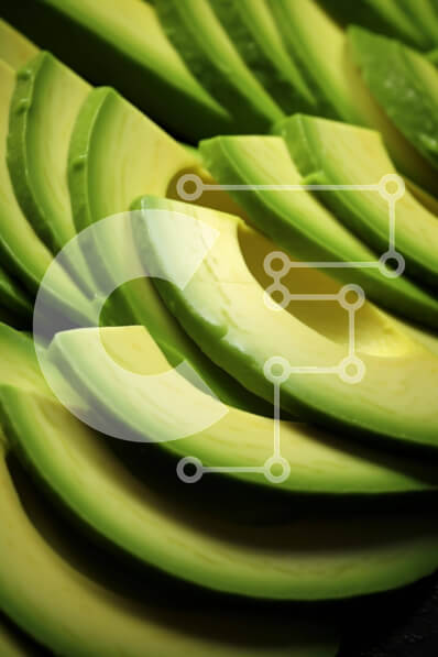 Σετ των 2 Intra Συλλεκτικό Ξύλινο Παζλ Plywood  4mm - Σωρός από πράσινα αβοκάντο με φέτες στην κορυφή Σε Ξύλινο Κουτί - Διαστάσεις: 10x10 cm – 25 κομμάτια