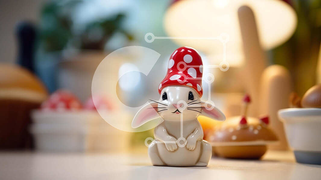 Intra Συλλεκτικό Ξύλινο Παζλ Plywood  4mm - Πασχαλινό ειδώλιο λαγουδάκι και cupcakes Σε Ξύλινο Κουτί - Διαστάσεις Puzzle: 10x10 cm – 25 κομμάτια