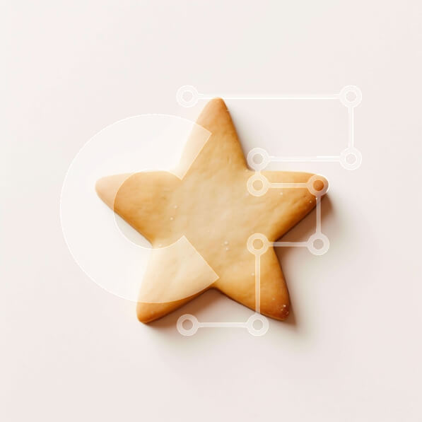 Σετ των 2 Intra Συλλεκτικό Ξύλινο Παζλ Plywood  4mm - Μπισκότο σε σχήμα αστεριού για διακόσμηση και ορεκτικά Σε Ξύλινο Κουτί - Διαστάσεις: 10x10 cm – 25 κομμάτια