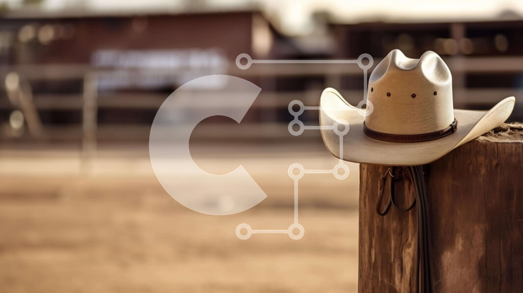 Intra Συλλεκτικό Ξύλινο Παζλ Plywood  4mm - Vintage καουμπόικο καπέλο σε ξύλινο στύλο Σε Ξύλινο Κουτί - Διαστάσεις: 10x10 cm – 25 κομμάτια