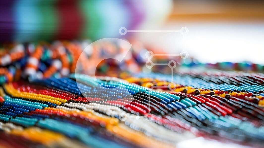 Intra Συλλεκτικό Ξύλινο Παζλ Plywood  4mm - Πολύχρωμα βραχιόλια με χάντρες από κοντά Σε Ξύλινο Κουτί - Διαστάσεις Puzzle: 10x10 cm – 25 κομμάτια