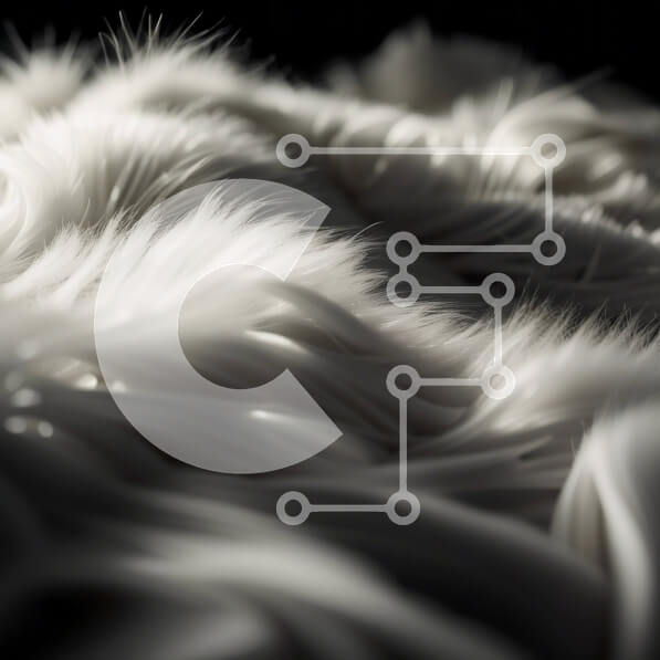 Intra Συλλεκτικό Ξύλινο Παζλ Plywood  4mm - Άνετο και κομψό: Λευκή ασαφής κουβέρτα ή κουβέρτα σε κοντινή απόσταση Σε Ξύλινο Κουτί - Διαστάσεις Puzzle: 10x10 cm – 25 κομμάτια