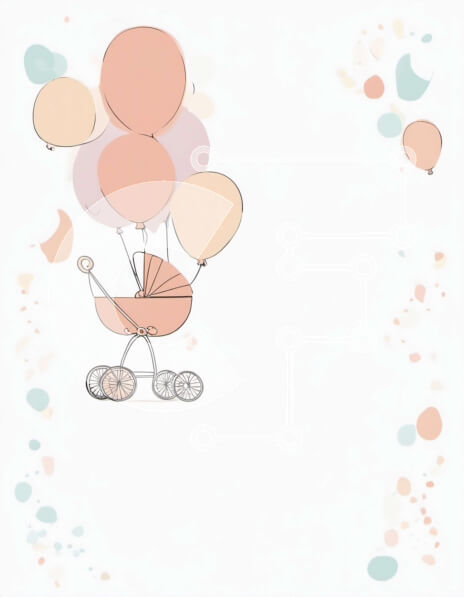 Intra Συλλεκτικό Ξύλινο Παζλ Plywood  4mm - Υπέροχο παιδικό καρότσι με μπαλόνια Σε Ξύλινο Κουτί - Διαστάσεις Puzzle: 10x10 cm – 25 κομμάτια