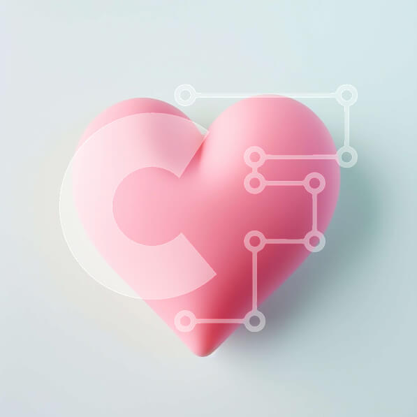 Intra Συλλεκτικό Ξύλινο Παζλ Plywood  4mm - Αντικείμενο σε σχήμα καρδιάς σε υπόλευκο φόντο Σε Ξύλινο Κουτί - Διαστάσεις Puzzle: 10x10 cm – 25 κομμάτια