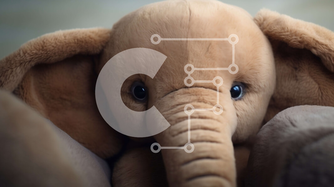 Σετ των 2 Intra Συλλεκτικό Ξύλινο Παζλ Plywood  4mm - Κοντινό πλάνο του παιχνιδιού με γέμιση ελέφαντα Σε Ξύλινο Κουτί - Διαστάσεις: 10x10 cm – 25 κομμάτια