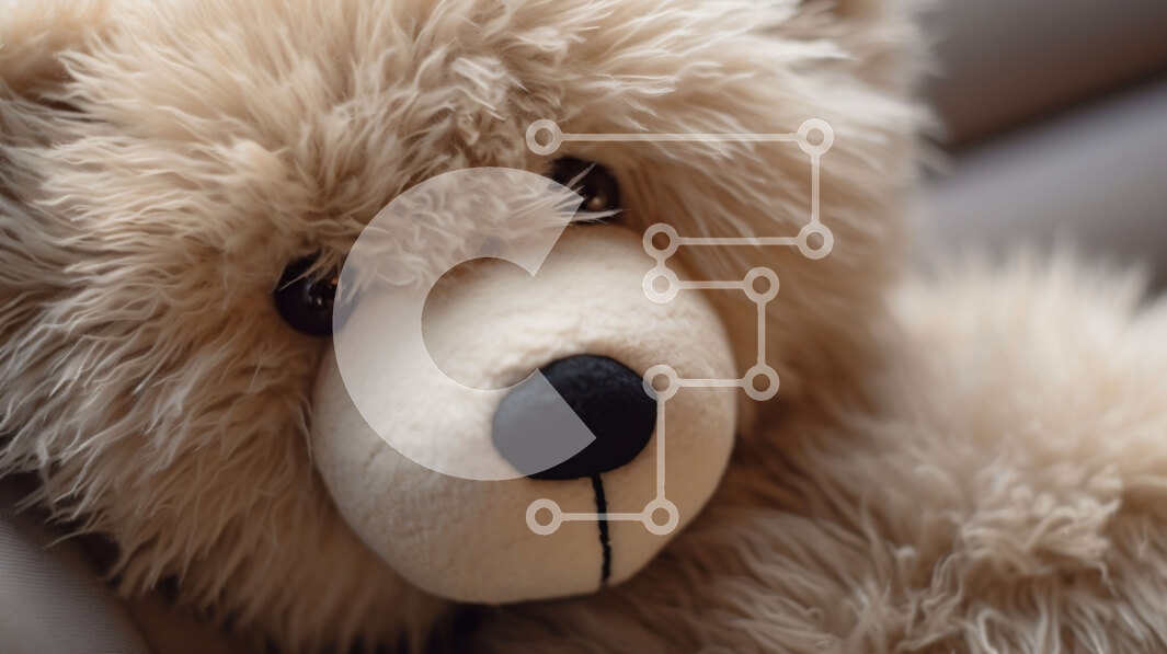 Intra Συλλεκτικό Ξύλινο Παζλ Plywood  4mm - Teddy Bear στον καναπέ Σε Ξύλινο Κουτί - Διαστάσεις: 10x10 cm – 25 κομμάτια