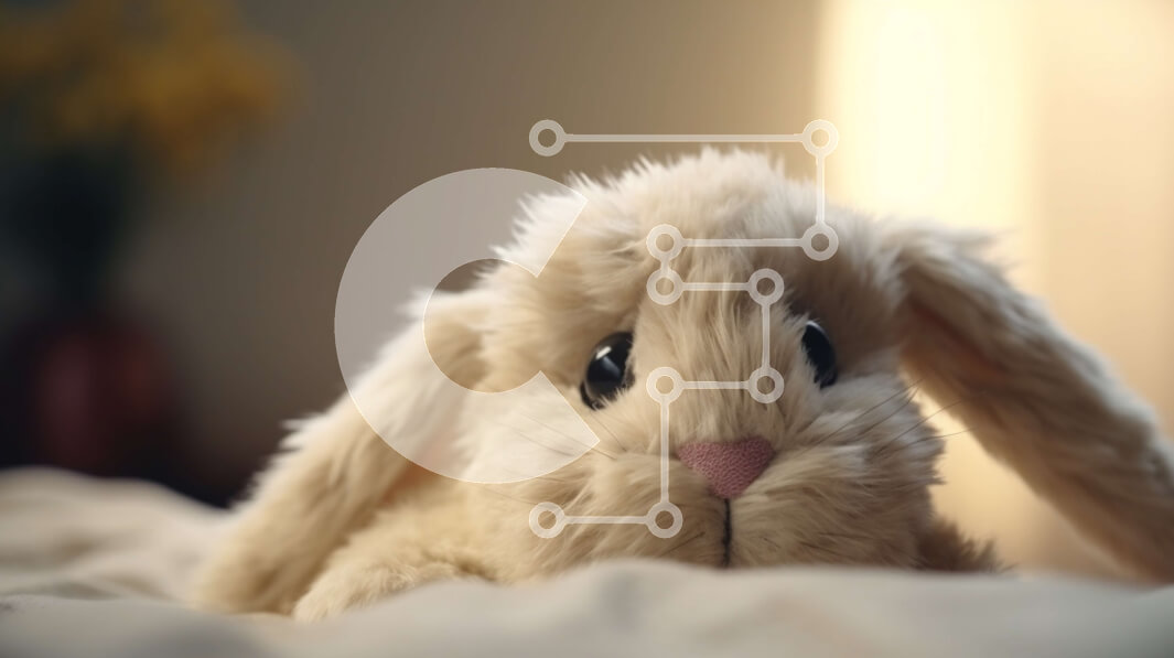 Intra Συλλεκτικό Ξύλινο Παζλ Plywood  4mm - Αξιολάτρευτο γεμιστό κουνελάκι σε ένα άνετο κρεβάτι Σε Ξύλινο Κουτί - Διαστάσεις Puzzle: 10x10 cm – 25 κομμάτια