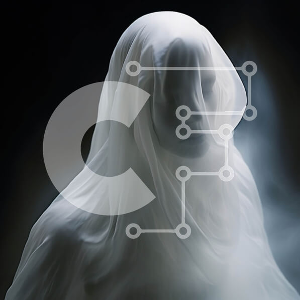 Intra Συλλεκτικό Ξύλινο Παζλ Plywood  4mm - Φανταστική φιγούρα με καπνό σε λευκό φόντο Σε Ξύλινο Κουτί - Διαστάσεις Puzzle: 10x10 cm – 25 κομμάτια