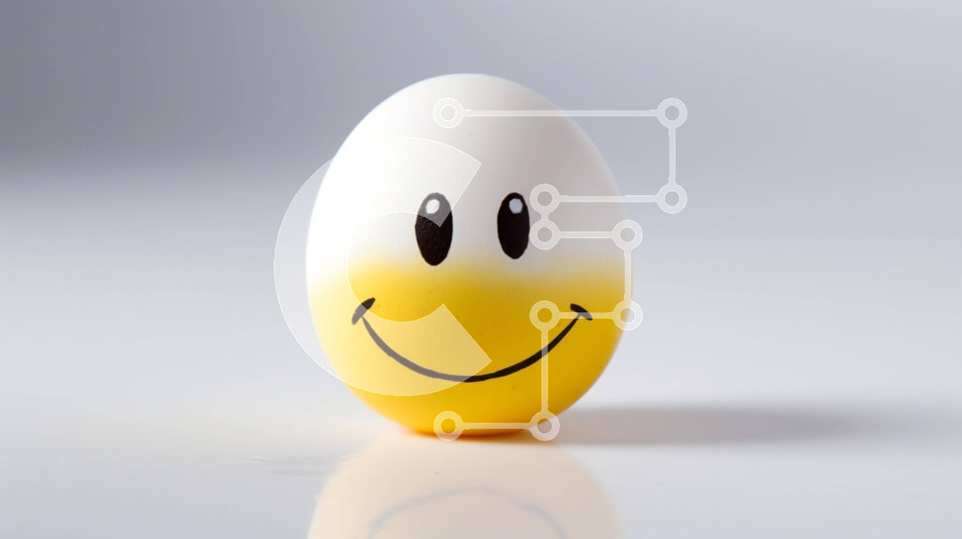 Intra Συλλεκτικό Ξύλινο Παζλ Plywood  4mm - Smiley Face Egg - Σύμβολο της ευτυχίας και της καλής τύχης Σε Ξύλινο Κουτί - Διαστάσεις: 10x10 cm – 25 κομμάτια